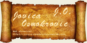 Jovica Osmokrović vizit kartica